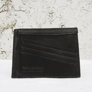 Wilsons Leather mens bifold wallet 4 1/4"X3 1/8"